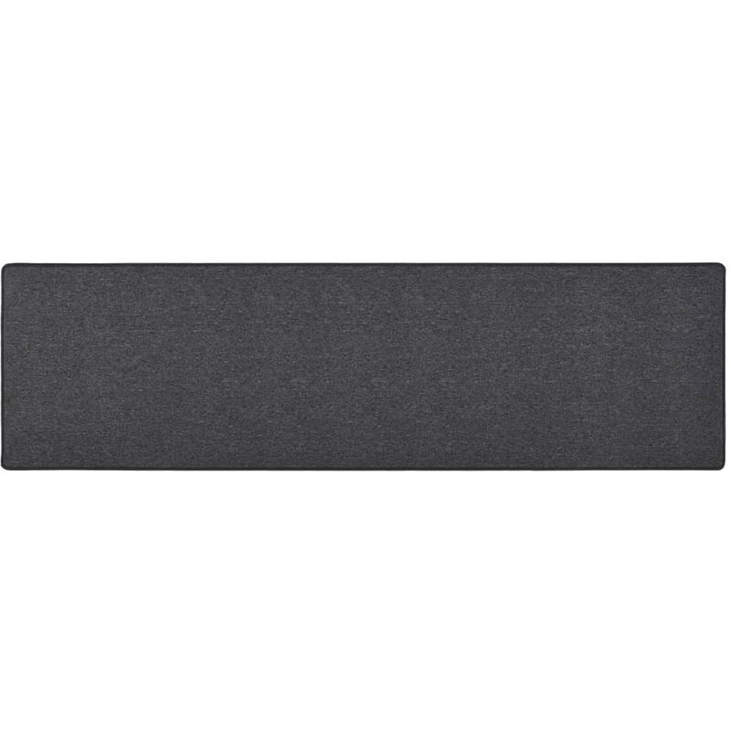 

Alfombra de pasillo gris antracita 80x300 cm