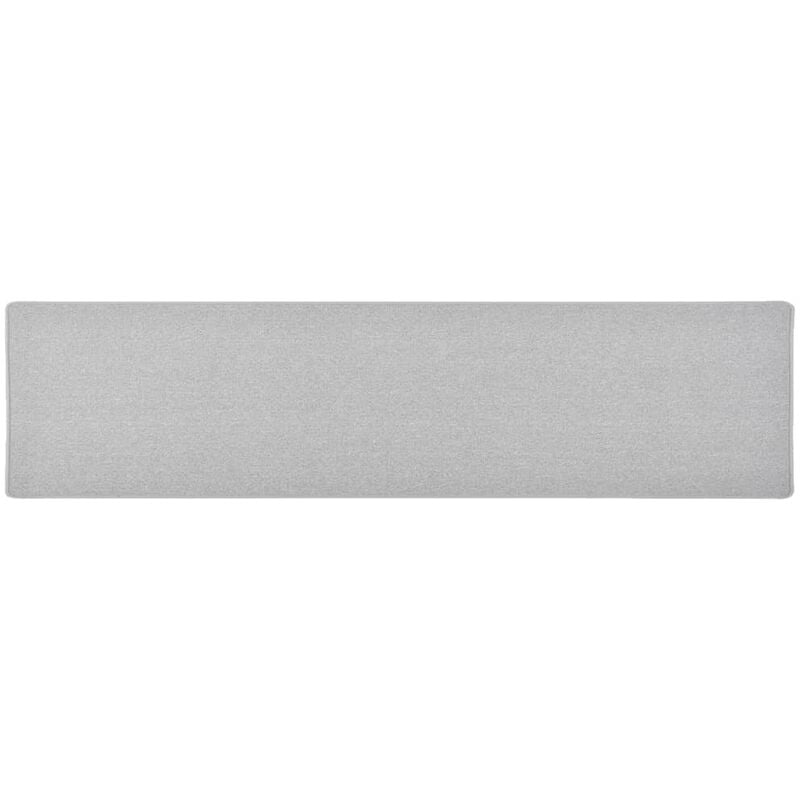

Alfombra de pasillo gris claro 50x200 cm