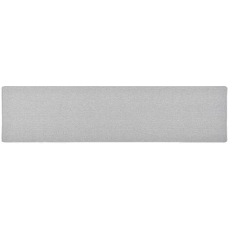 Alfombra de pasillo gris claro 50x200 cm vidaXL