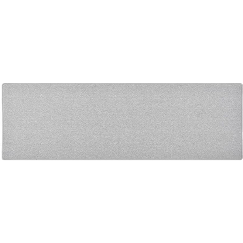 

Alfombra de pasillo gris claro 80x250 cm