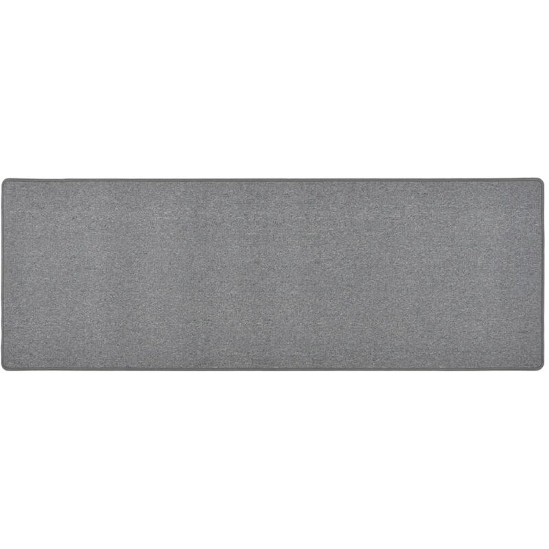 

Alfombra de pasillo gris oscuro 50x150 cm