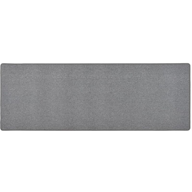 

Alfombra de pasillo gris oscuro 50x150 cm