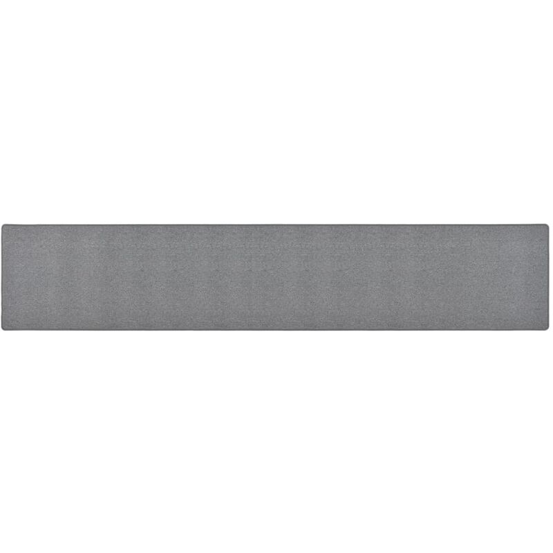 

Alfombra de pasillo gris oscuro 50x300 cm