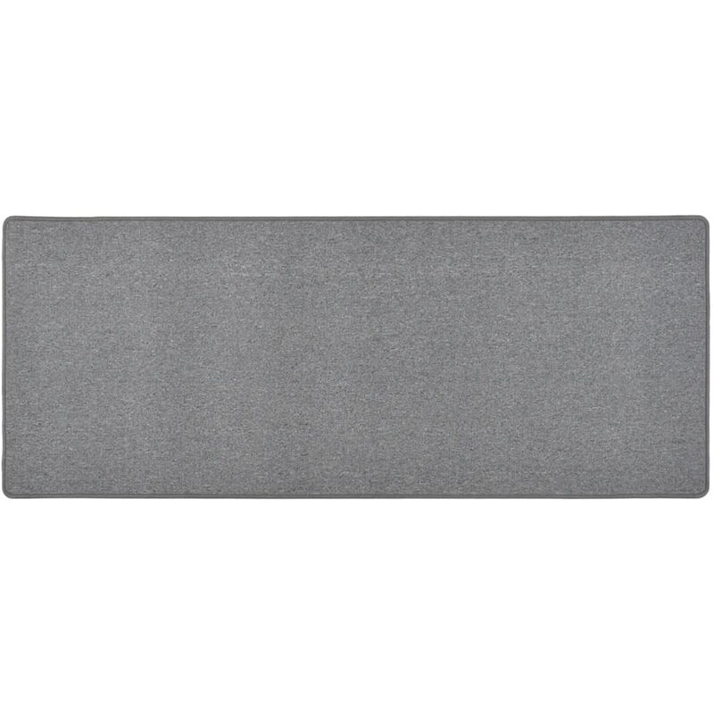 

Alfombra de pasillo gris oscuro 80x200 cm