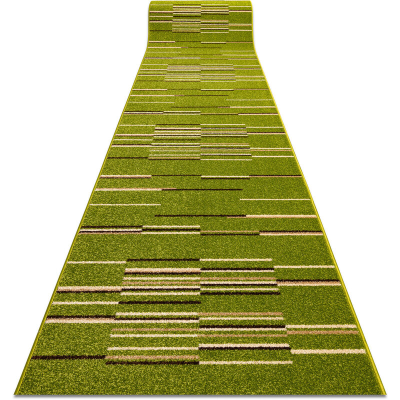 

Rugsx - Alfombra de pasillo HEAT-SET FRYZ NELI verde/color lima 100 cm Tonos de verde 100x1150 cm