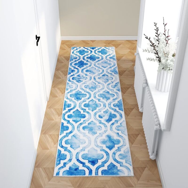 

Alfombra de pasillo lavable estampado poliéster 80x300 cm