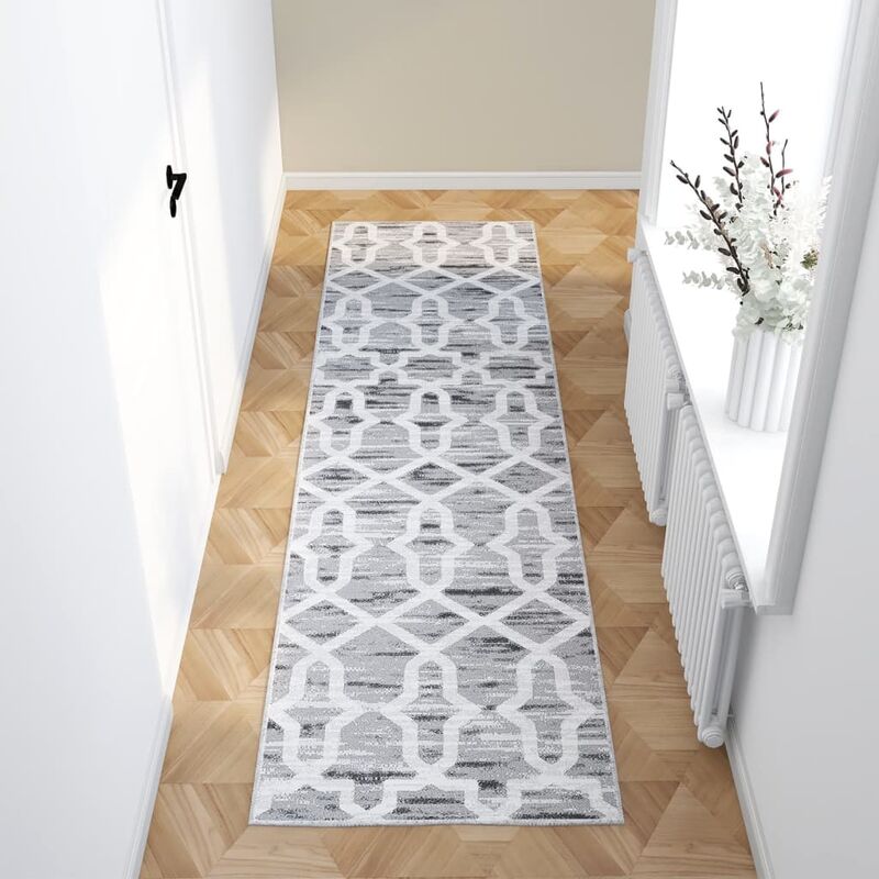 

Alfombra de pasillo lavable estampado poliéster 80x300 cm