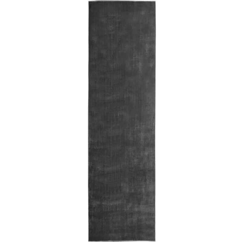 

Alfombra de pasillo lavable gris antracita poliéster 100x400 cm