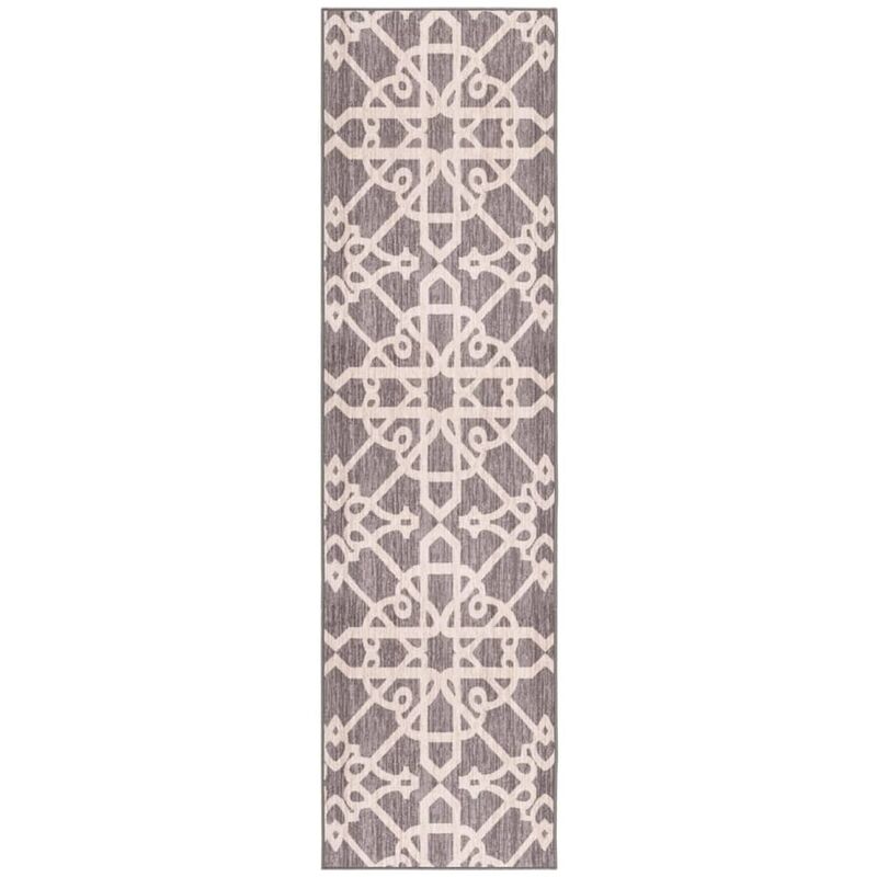 

Alfombra de pasillo marrón 80x350 cm
