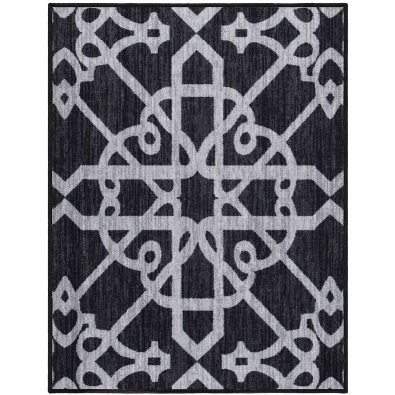 

Alfombra de pasillo negro 80x100 cm