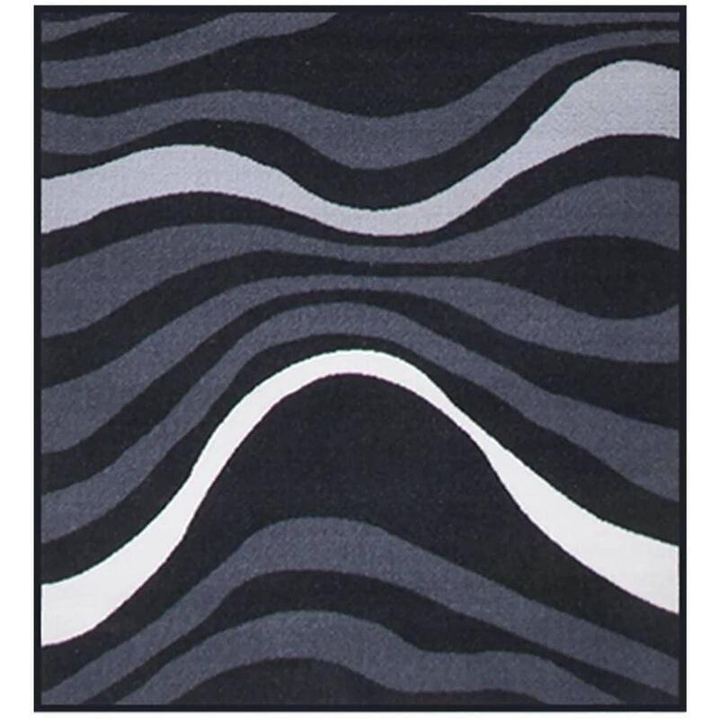 

Alfombra de pasillo negro 80x100 cm