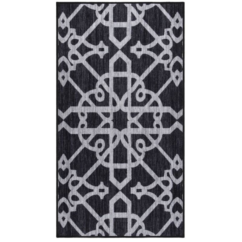 

Alfombra de pasillo negro 80x150 cm
