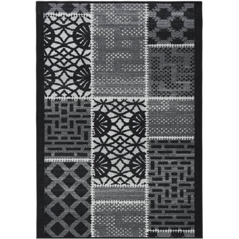 

Alfombra de pasillo negro 80x150 cm