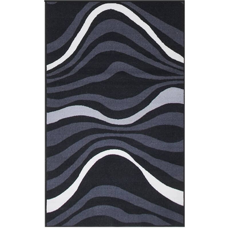 

Alfombra de pasillo negro 80x150 cm