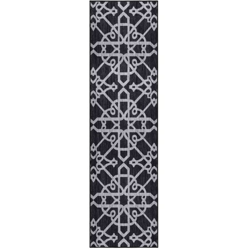 

Alfombra de pasillo negro 80x300 cm