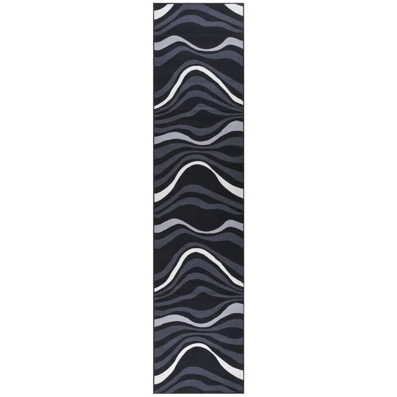 

Alfombra de pasillo negro 80x400 cm