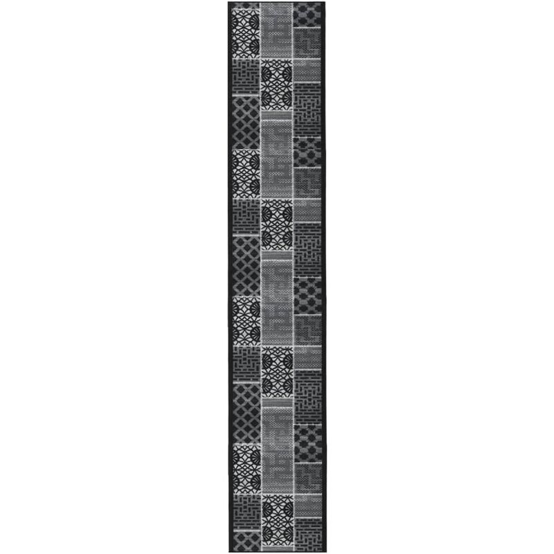 

Alfombra de pasillo negro 80x600 cm
