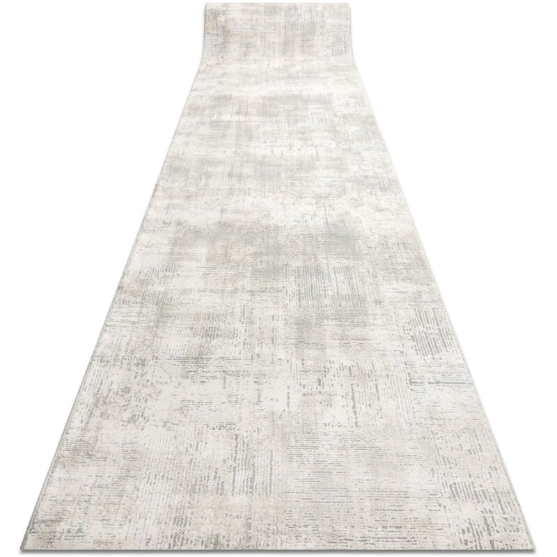 Alfombra de pasillo TULS 51231 vintage marfil / gris 100 cm beige 100x110 cm