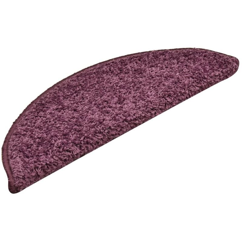 

Alfombra de peldaño de escalera 15 uds morado oscuro 56x17x3 cm - Púrpura - Vidaxl