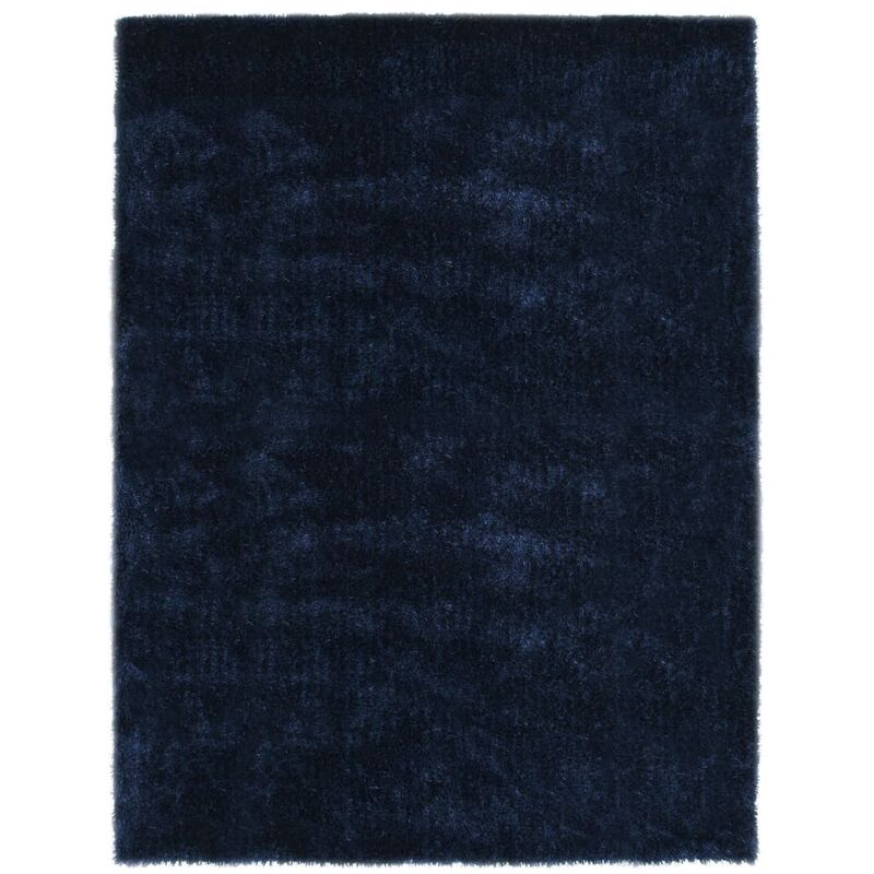 

Alfombra de pelo azul 120x160 cm