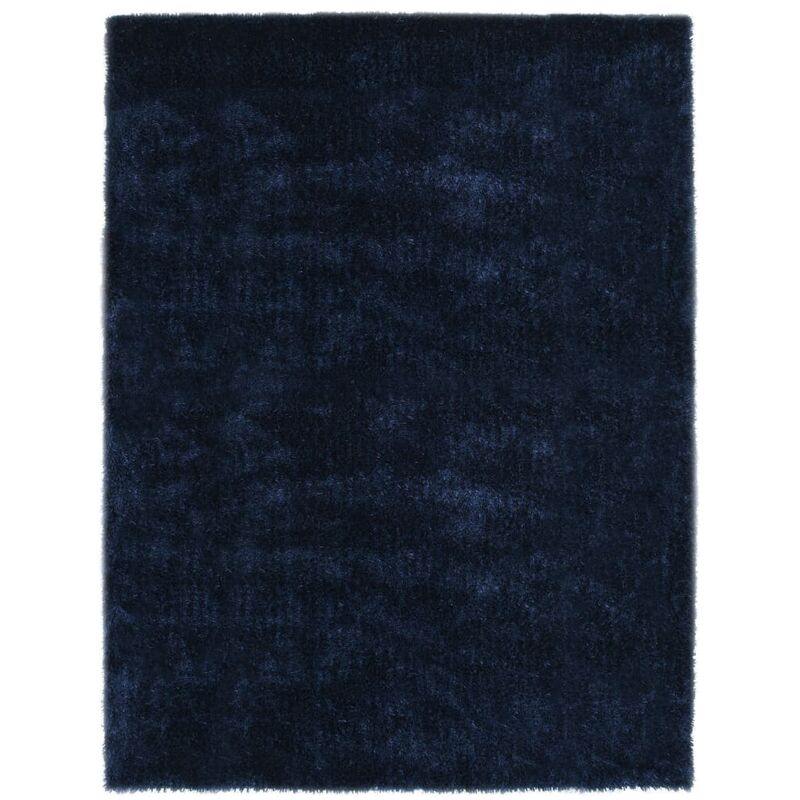 

vidaXL Alfombra de pelo azul 160x230 cm - Azul