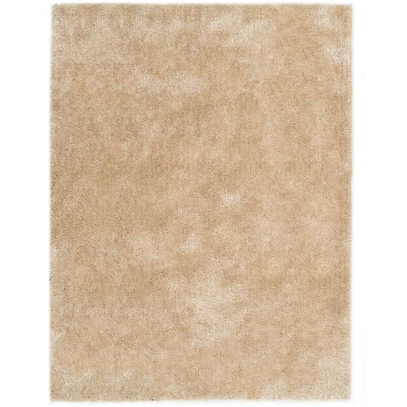 

Alfombra de pelo beige 140x200 cm