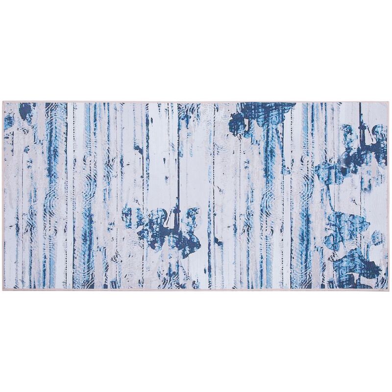 

Alfombra azul/beige claro 80 x 150 cm BURDUR