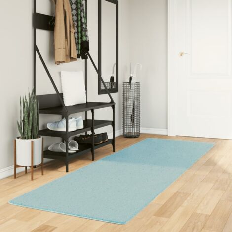 Alfombra de pelo corto OVIEDO verde 80x250 cm vidaXL