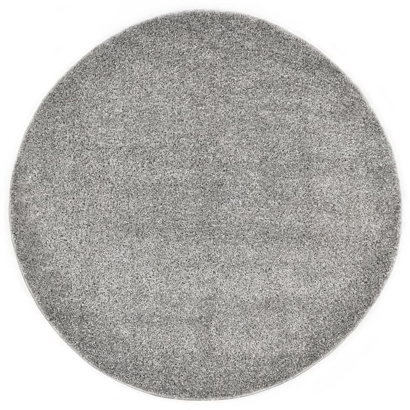 

Alfombra de pelo gris 160 cm - Gris