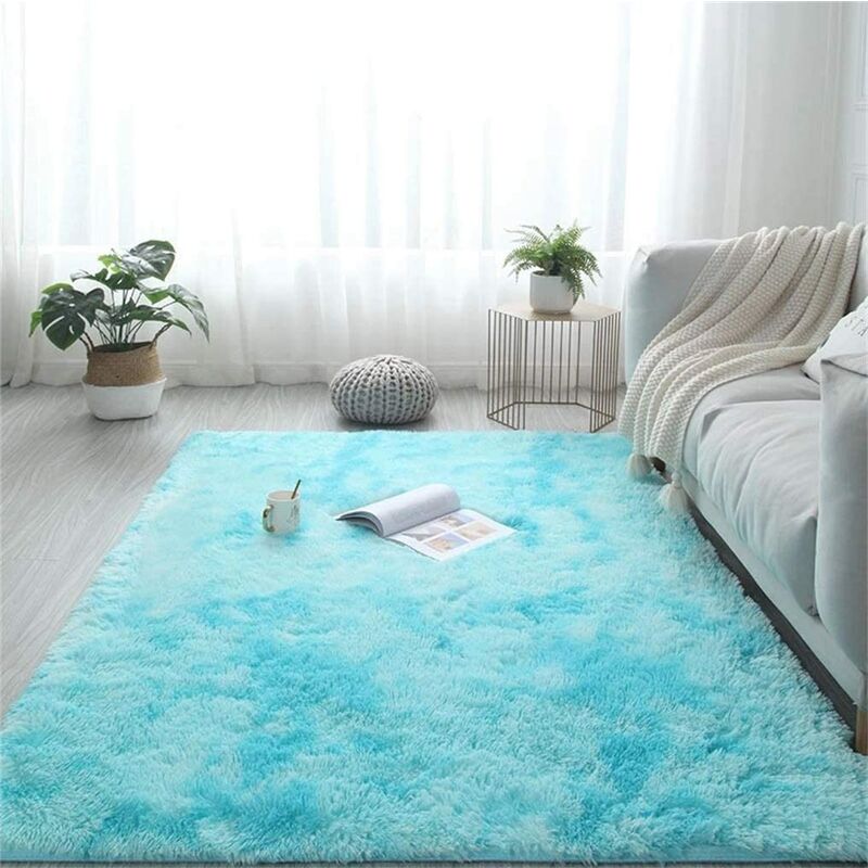 

Alfombra De Pelo Largo para Sala De Estar - Alfombras Peludas y Esponjosas Modernas para Sala De Estar, Comedor, Habitación De Niños, Dormitorio