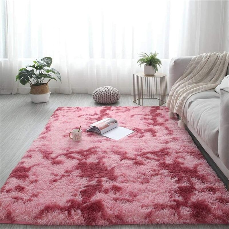 

Alfombra De Pelo Largo para Sala De Estar - Alfombras Peludas y Esponjosas Modernas para Sala De Estar, Comedor, Habitación De Niños, Dormitorio