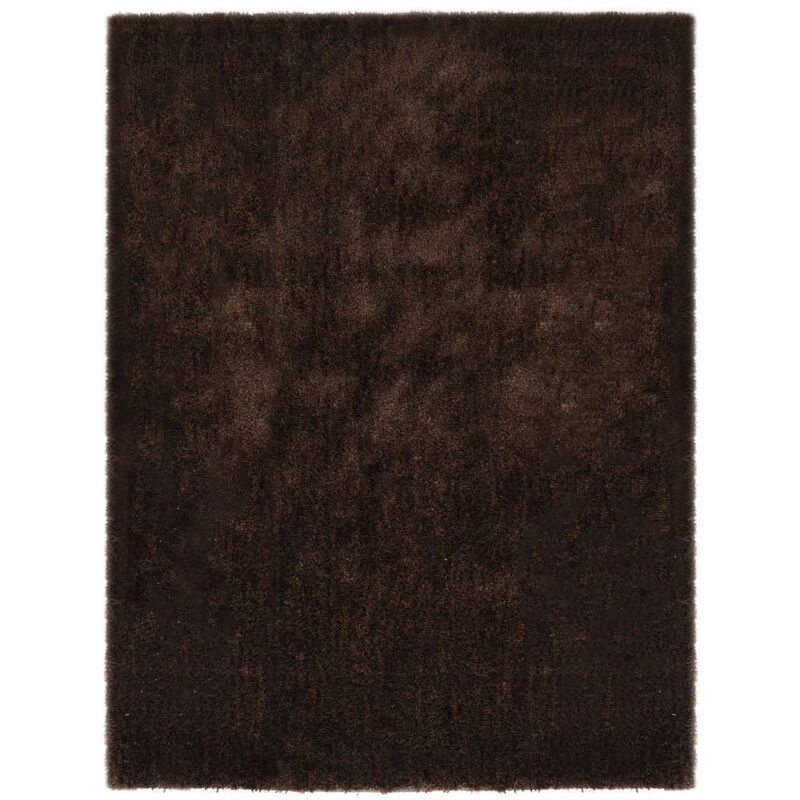 

Alfombra de pelo marrón 140x200 cm