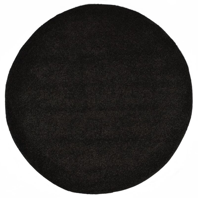 

Alfombra de pelo negro 120 cm
