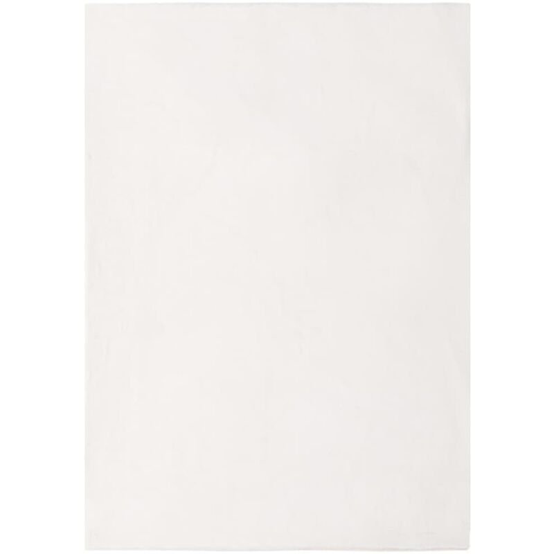 

Alfombra de pelo sintético de conejo crema 180x270 cm