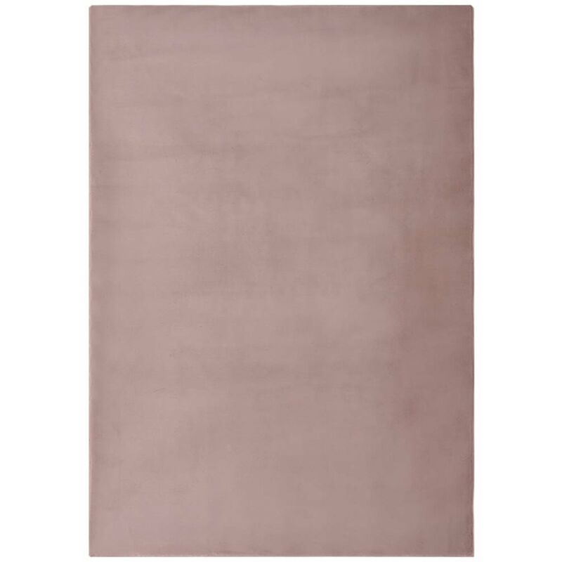 

Alfombra de pelo sintetico de conejo rosa envejecido 200x300 cm