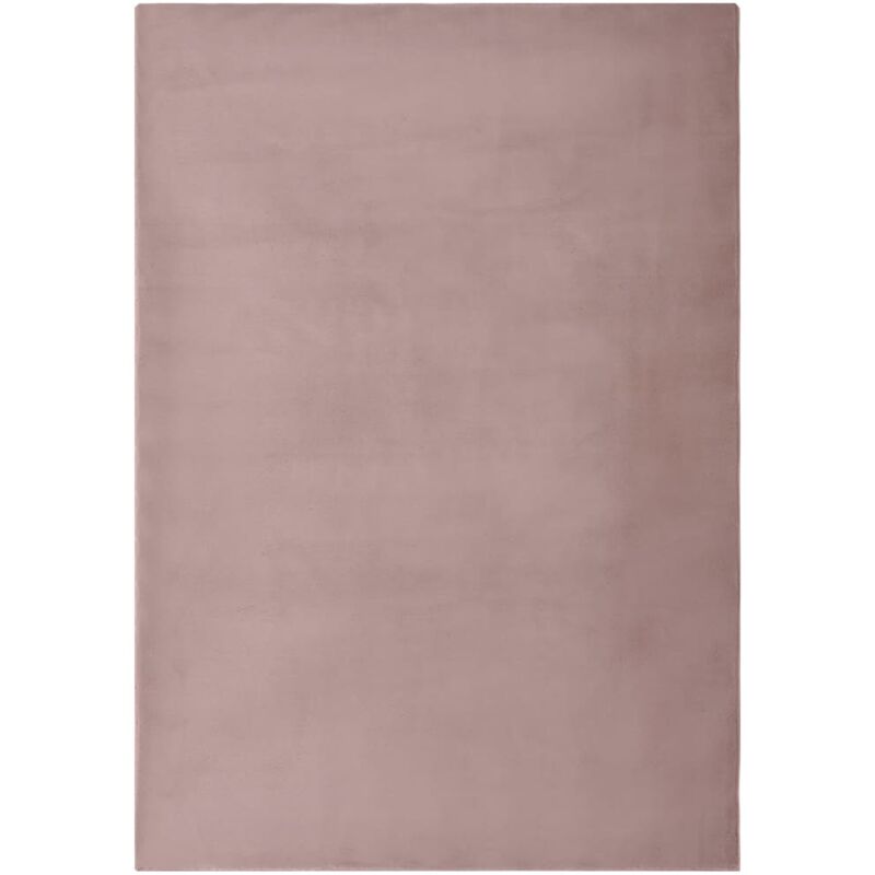 

Alfombra de pelo sintético de conejo rosa envejecido 200x300 cm