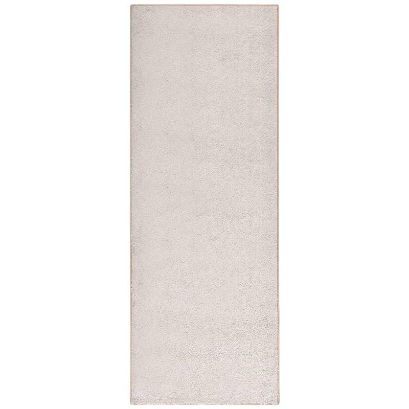 

Alfombra de pelo suave antideslizante camel 67x180 cm