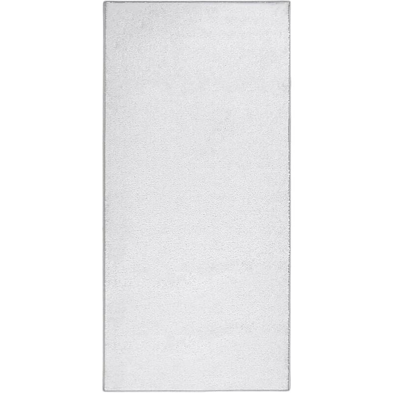 

Alfombra de pelo suave antideslizante gris claro 115x170 cm