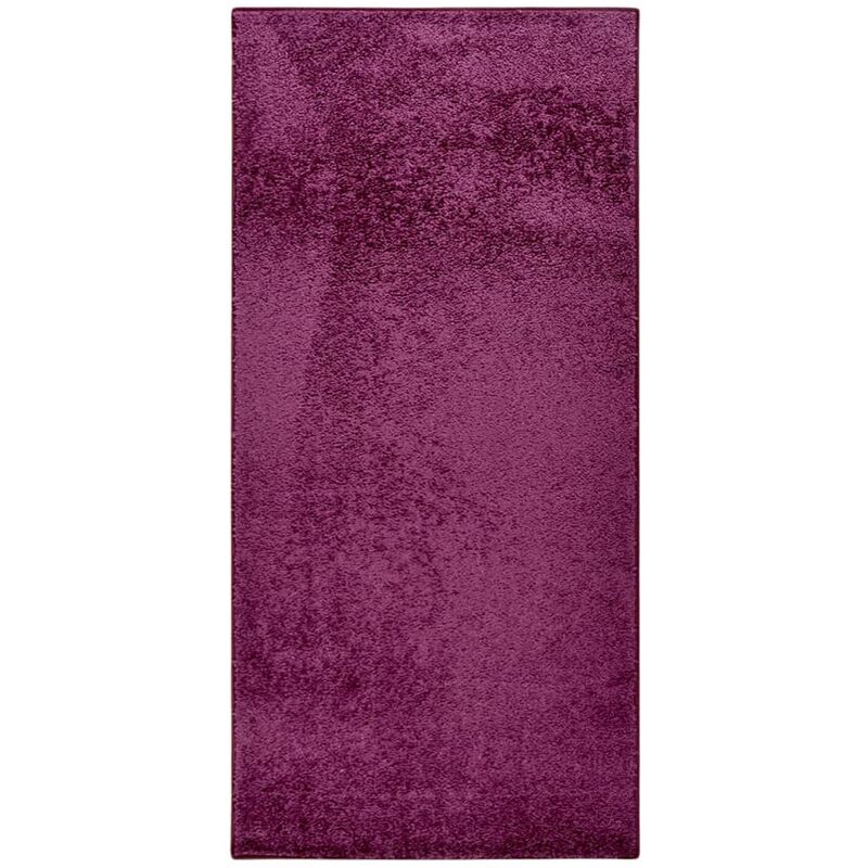 

Alfombra de pelo suave antideslizante morado 115x170 cm