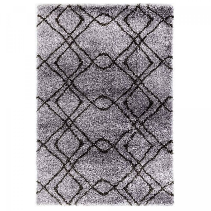 

Pearl Ma kj estilo berber alfombra gris poliéster - Gris