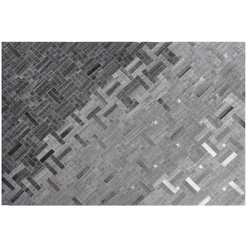 

Alfombra de piel 160x230 cm gris DARA