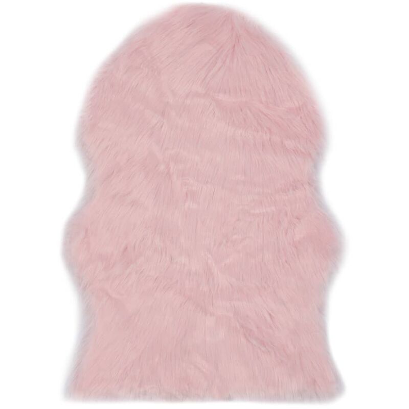 

Alfombra de piel de oveja sintética rosa 60x90 cm - Rosa - Vidaxl