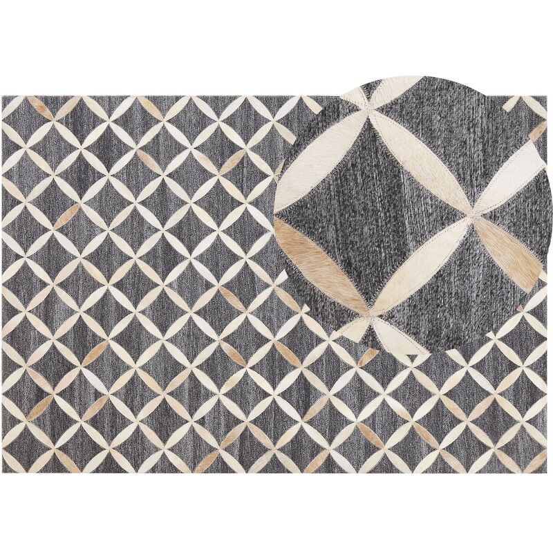

Alfombra de piel gris/beige 160x230 cm GENC