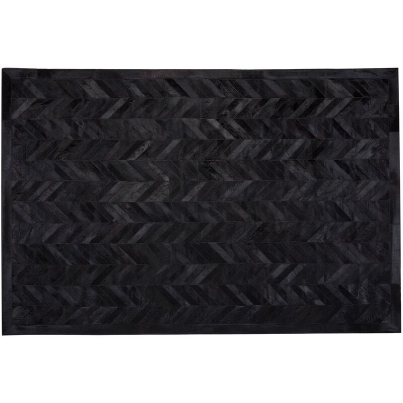 

Alfombra de piel negra 160x230 cm BELEVI