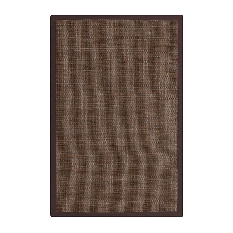 

Alfombra de polipropileno para exterior marrón clásica de 60x90 cm
