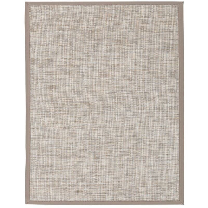 

Alfombra de polipropileno pasillera para exterior beige clásica de 90x60 cm