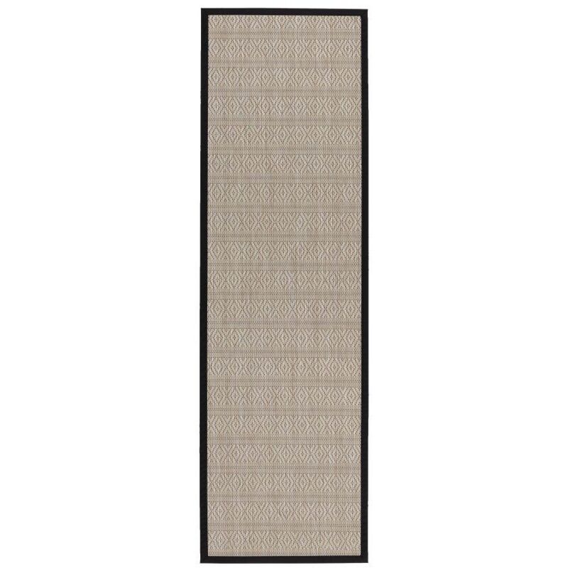 

Alfombra de polipropileno pasillera para exterior beige de 200x60 cm