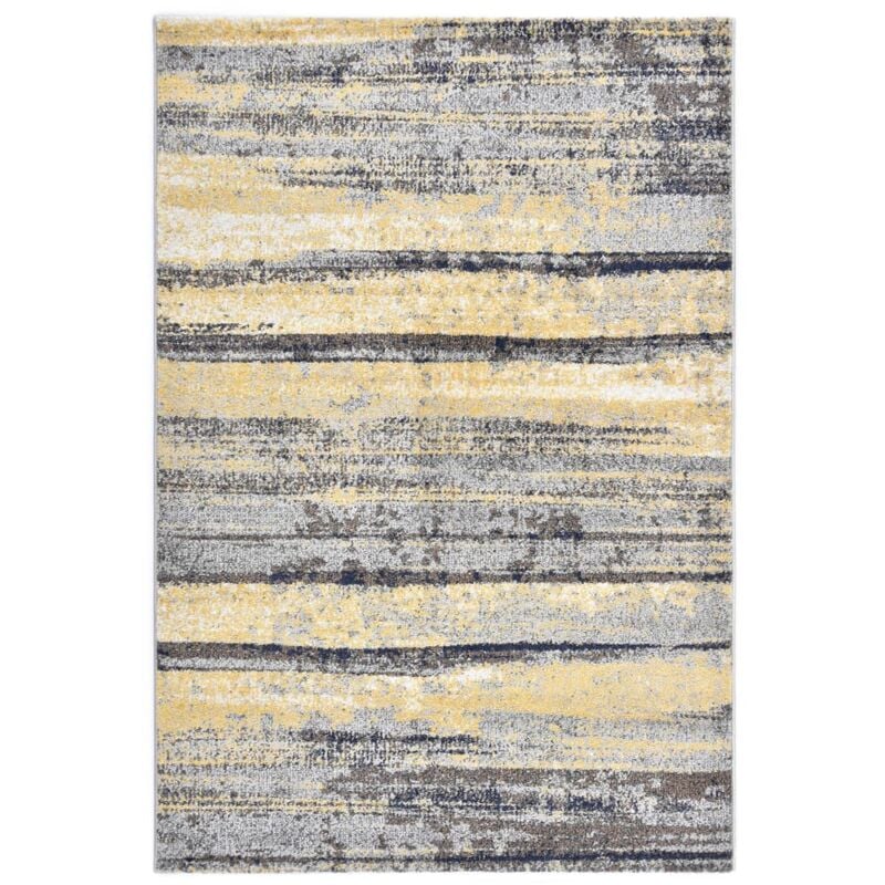 

Alfombra de PP gris y beige 140x200 cm