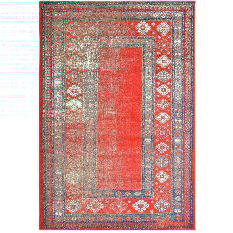 

Alfombra de PP rojo 120x170 cm