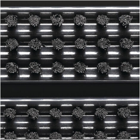 Alfombra de puerta PP negro L385xW590xS22mm